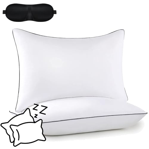 Set 2 Almohadas de poliéster Queen ergonómicas