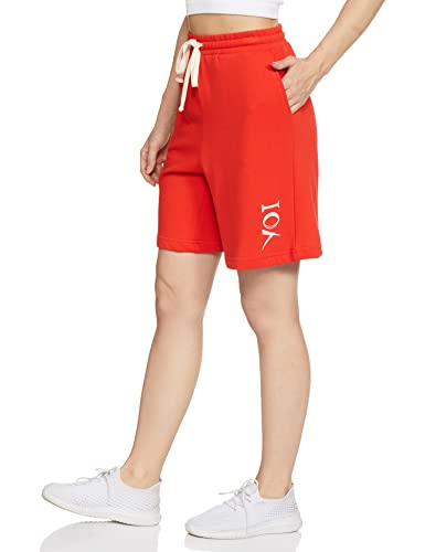 Image of YOI Women's Boyfriend Shorts (2022YOISS14 RED Small)