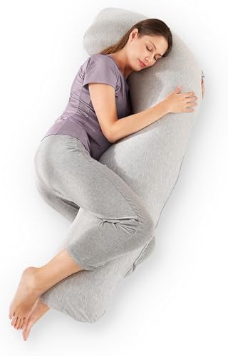 NooyaStyle 抱き枕男性用 だきまくら  クッション 洗える 【2つのカバー付き・夏は冷感接触に】 body pillow 大きいサイズ  睡眠グッズ 130x70cm(グレー)