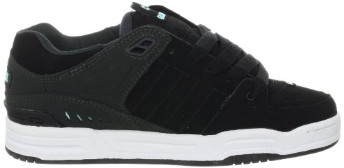Image of Globe Mens Fusion Skate Shoes, Black /Night /Acid Blue, 14 M US