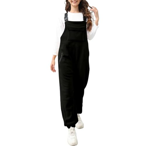 Overol de invierno holgado para mujer ideal para paseos rurales y días fríos en casa