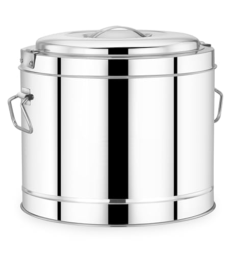 Image of Maaha Stainless Steel Picnic Pot 7.5 Litre | Double Walled PU Insulated | Leakproof Lid with Locking System | Rust-Free, Durable Build | Keeps Food Hot & Cold for Long Hours