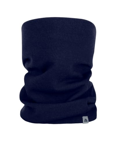 Image of DANISH ENDURANCE Snood, Merino Wool, Neck Warmer, Thermal Neck Gaiter, Warm Multifunctional Bandana for Winter, for Men and Women, Unisex, Dark Navy, One size