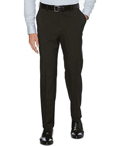 Perry Ellis Portfolio Mens Classic Fit Professional Dress Pants Black 40/29