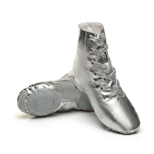 Image of MSMAX Women Jazz Dance Shoes Dancing Ankle Boots for Men