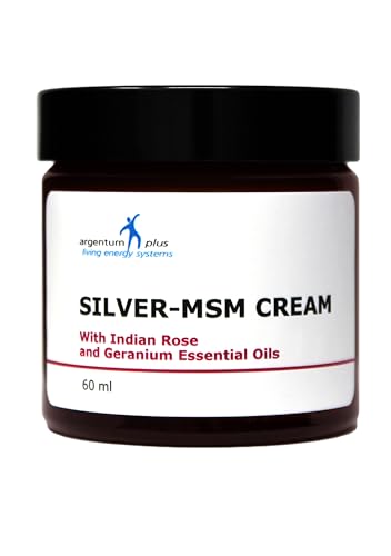 argentum plus La crema Plata-MSM con aceites esenciales de rosa...