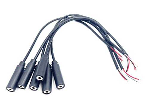 Cable de audio jack 2.5mm hembra a cable abierto 6 piezas miniatura 2