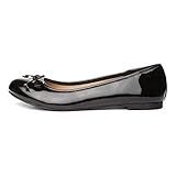 Lilley Gerri Womens Black Patent Ballerina - Size...
