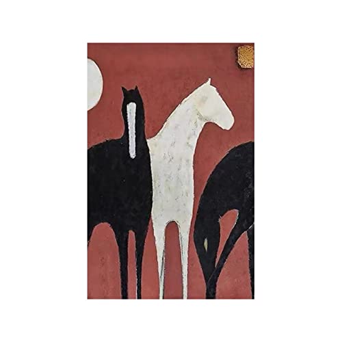 Art abstrait animal en peinture à l'huile pour habiller un grand mur vide