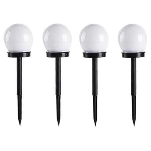 Générique Lampes solaires LED pour jardin et pelouse Commande par lumière induction Incombustible Panneau solaire haut rendement Insertion au sol stable