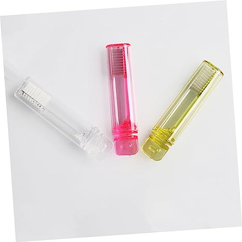 Anneome 1 Stück Einweg Falt Zahnbürste Tragbare Reise Zahnbürste für Camping und Wandern Transparent Hygienisch und Leicht für Unterwegs – Bild 8