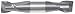 End Mill, 15/64" Dia, 1/2" Cut, Carbide