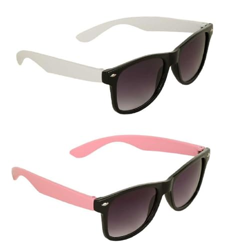 Image of DEPARTED Kids Sunglasses UV Protected Rectangular Medium Size For Boys & Girls (Age 5 to 7) Pack of 2