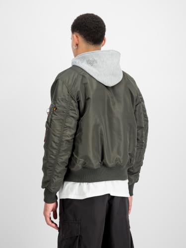 Alpha Industries MA-1 D-Tec Bomberjacke für Herren Rep.Grey – Ansicht 5