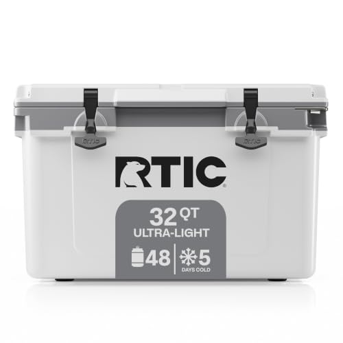 RTIC 32 QT Ultra-Light Hard Cooler, White