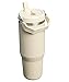 STANLEY IceFlow 2.0 Flip Straw Tumbler with Handle 30 oz | Twist On Lid and Flip Up Straw | Leak Resistant Water Bottle | Insulated Stainless Steel | BPA-Free | Exclusive Toasted Almond