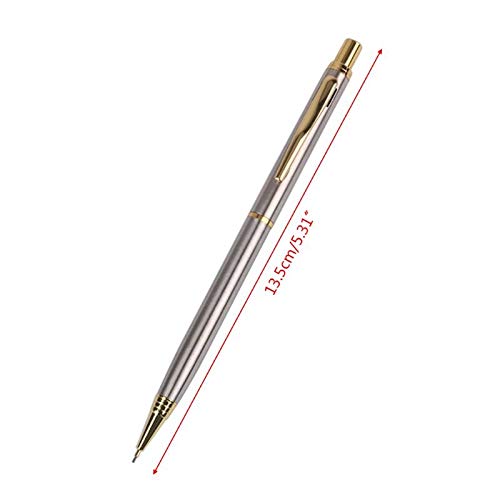 0,5 mm Kugelschreiber aus Metall, Druckbleistift, automatische Stifte, Schreib- und Zeichenbedarf, Schulbedarf, Schreibwaren (2 Stück)