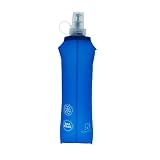 SAFE4SPORT Soft Flask 500 ml niebieski - składana butelka na wodę - miękki bidon z TPU - miękka butelka sportowa