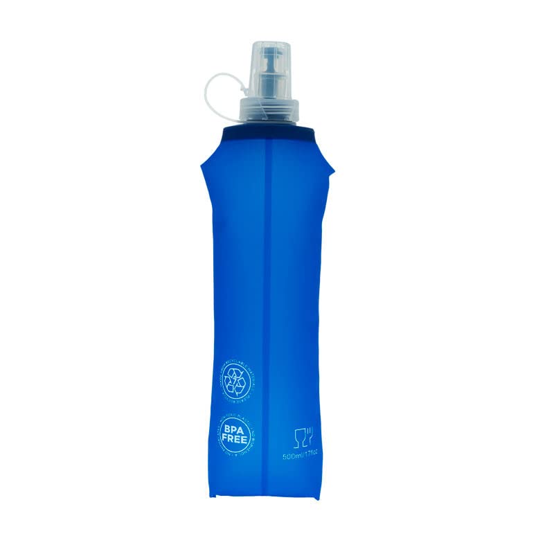 Gourde Souple Safe4sport 500 Ml – TPU Sans BPA, Pliable, Embout Silicone