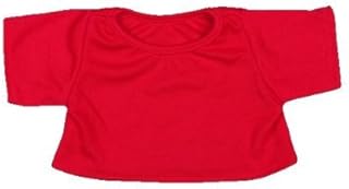 Red T-Shirt Outfit Teddy Bear Clothes Fit 14" - 18" Build-a-