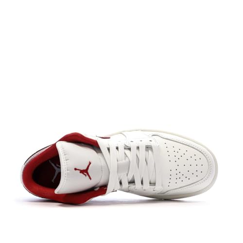Image of Air Jordan 1 Low SE Women's Shoes (Sail /Team Red /Varsity Red)