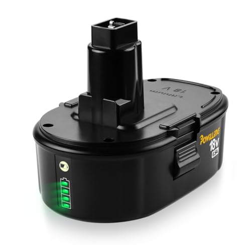 Powilling Innovation 6.5Ah Lithium-Ion Replacement Battery for Dewalt 18V XRP