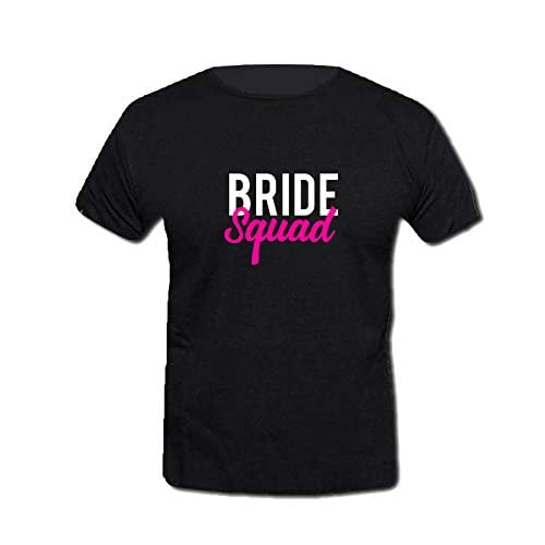 vocal for local Bride Squad Bachelor Party T-Shirt, Black, Polycotton-picture-42
