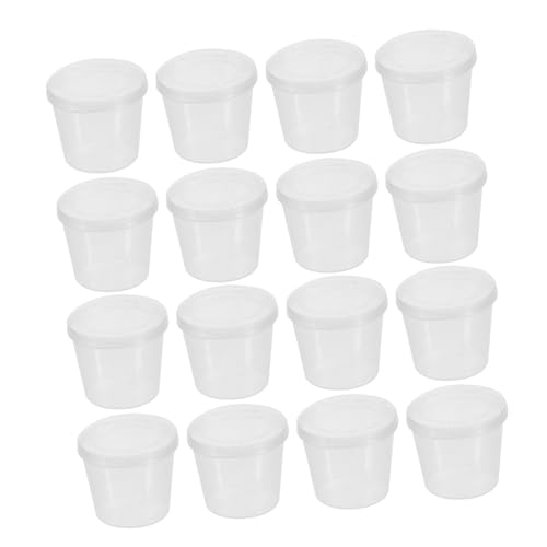 BELLIFFY 100pcs Small Containers Lids Pp Material Sauce Cups Perfect for Takeout Snacks