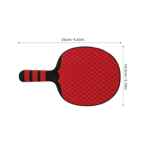 Raquettes de ping-pong avec surface de précision et ergonomie rouge - 2