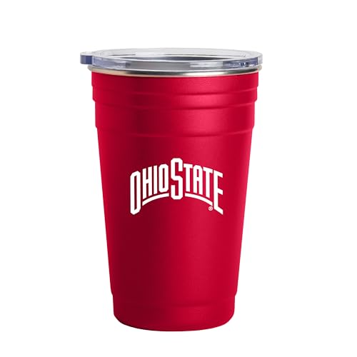 Image of Logo Brands NCAA 22 oz Stainless Steel Tailgate Cup -Double Wall Vacuum-Sealed Durable For Hot & Cold Drinks, Perfect for Gameday & Tailgating