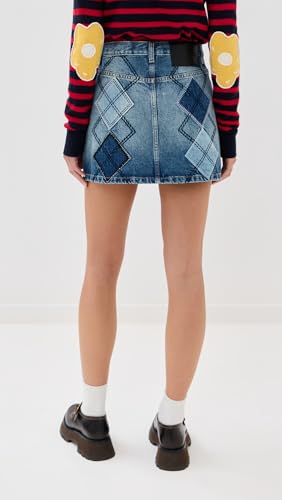 Marc Jacobs Women's Argyle Patchwork Mini Skirt4