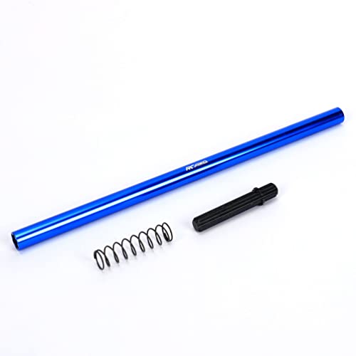 Arbre d'entraînement central RCAWD 205mm en aluminium ARAC3955 bleu pour Arrma 3S et 4S