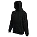 Fruit of the Loom - Sudadera con Capucha Hombre/Caballero - Deporte/Gimnasio/Running (Extra Grande (XL)) (Negro)