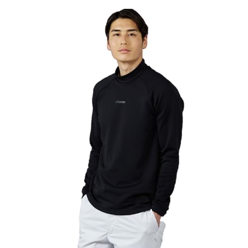 ゴルフウェア ブレスサーモモックネック長袖シャツ 発熱素材 ミズノムーブテック E2MAC503 メンズ ブラック XL