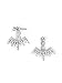 Cocorina Ear Jackets Sparkle Earrings Spiked Style w/ Earring Card - In Gold or Silver Colors