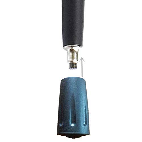 GOTOONE Rubber Tips Cover?8 Pack for Walking Sticks Hiking Trekking Poles Collapsible (Black)