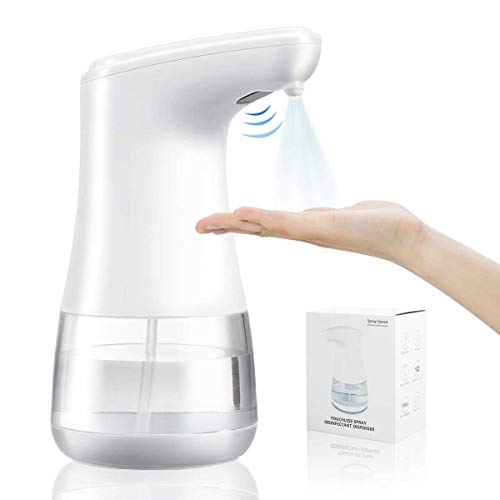 Preisvergleich Produktbild JOYXEON Automatischer Desinfektionsspender 360ml, Automatisk Sprühspender Elektrisches Alkoholsprühgerät mit Infrarot Sensor Berührungsloser Spender für Küchen Büro Schule Krankenhaus Hotel (360ml)