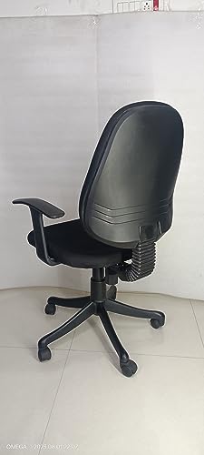 Image of Omega Seatings 802 Abs Chair | Push Back Mechanism (Black) | Chairs Spare Parts Accessories