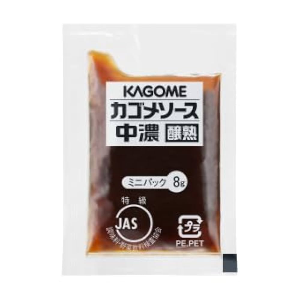Amazon.co.jp: 調味料 個包装 セット 小分け 3種類 カゴメ 中濃