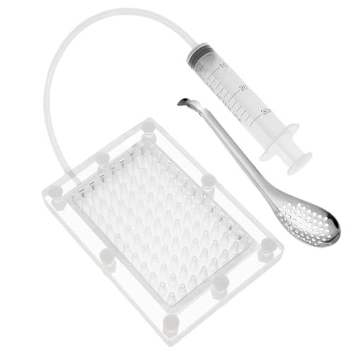 Caviar Maker Box, Spherification Dropper, Molecular Gastronomy Kit, Professional Caviar Maker Kit Easy Caviar Maker Box Detachable Caviar Box Spherification Kit 96 Holes Roe Sauce Dispenser