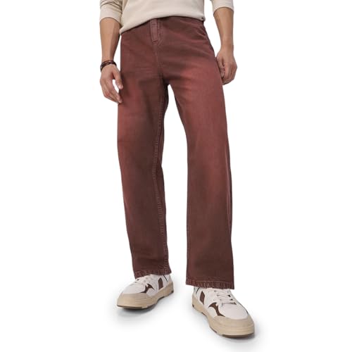 Image of Urbano Fashion Men Mid Rise Loose Jeans
