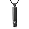 Memorial Jewelry Brithstone Cube Cremation Urns Jewelry Ashes Keepsake Stainless Steel Crystal Pendant