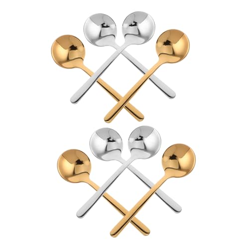 TOPBATHY 8 piezas Cucharas de Espresso Inoxidable para Café Postres y Especias Utensilios Multifuncionales de Cocina y Comedor