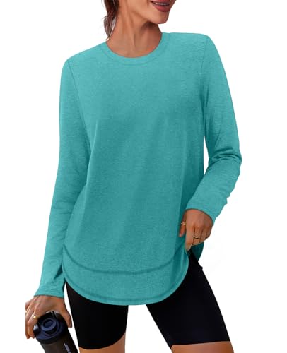 Image of XIEERDUO Women's Workout Tops Long Sleeve Shirts Sun Protection UPF 50+ Quick Dry Shirts for Hiking Running S-3XL