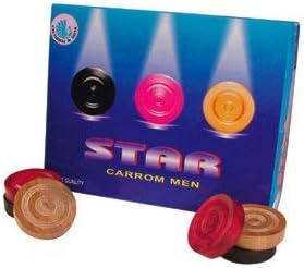 Amber Carrom Gear Star Carrom Board Coins