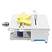 110V Mini Table Saw Machine Bench Polisher Machine 800-10000Rpm Mini Table Saw for Crafts Benchtop Polisher Machine Set Compact and Portable Family DIY Enthusiasts Tool 350W