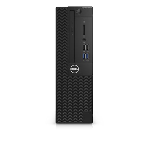 Image of (Refurbished) Dell OptiPlex 3050 Desktop Computer PC (Intel i5 7th Gen| 16 GB DDR4 RAM| 1 TB HDD+256 GB SSD| WiFi| Windows 11 Pro| MS Office| Intel HD Graphics| USB| Ethernet| VGA),Black