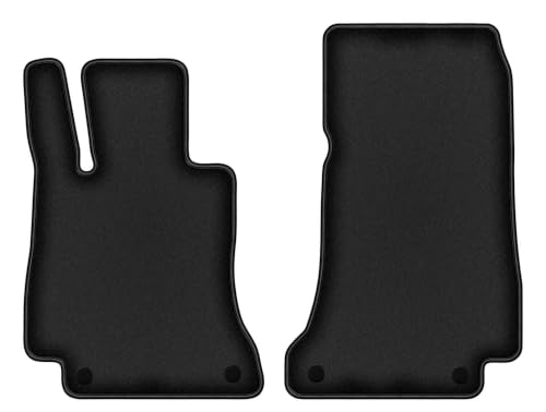 Tapis de sol avant en velours noir pour Mercedes E A238 Cabrio 4matic
