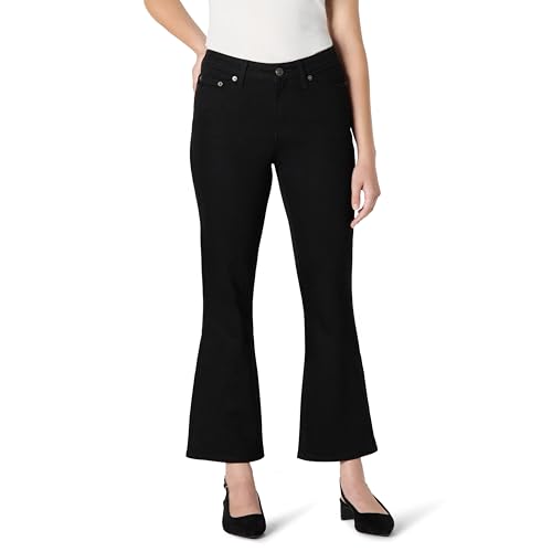 Amazon Essentials Women's Medium Stretch Mid-Rise Kick Crop Jean