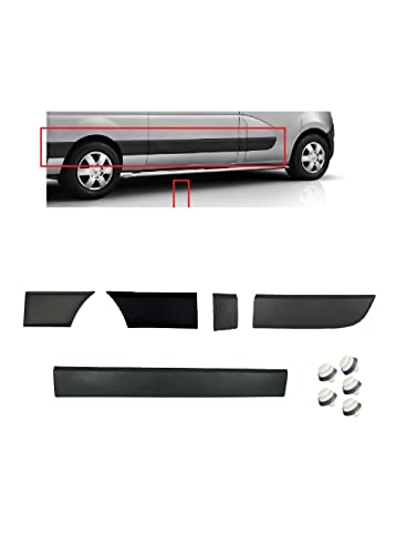 Porte Laterali Modanatura Striscia Pannello Set Lato Destro (Telaio Corto - L2) per R.e.n.a.u.l.t Master III, O.p.e.l Movano, N.i.s.a.n NV400 2010-2021